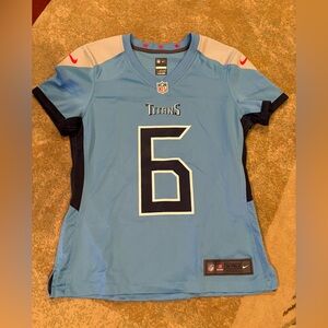 Nike Tennessee Titans Women's Jersey Small #6 FOLK. Nick Folk on field.